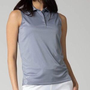 Levelwear Women’s Golf Venice Shirt Sleeveless Polo Chest Logo, Medium  NWT